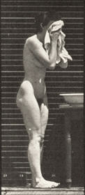 Plate 412 Washing, wiping face and turning — figure reference